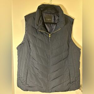 Talbots Women's Black Downfilled Quilted Vest